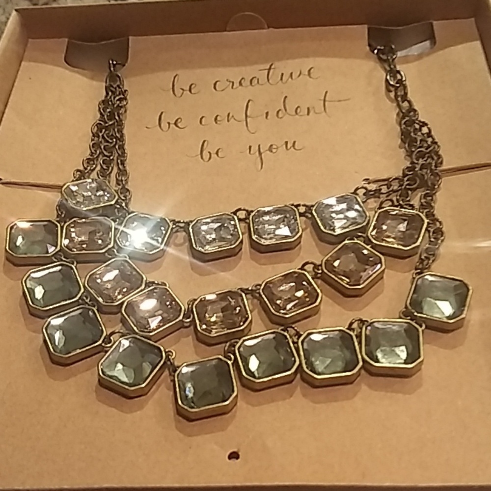 Chloe & Isabel 3 row Statement Necklace
